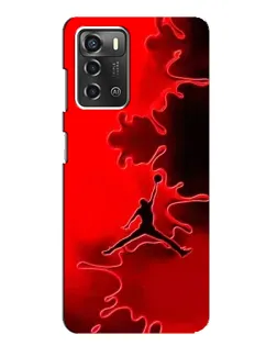 Чохол для ZTE Blade A52 з картинкою «Jordan Red Smoke»