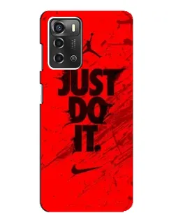 Чохол для ZTE Blade A52 з картинкою «Nike Just Do It»