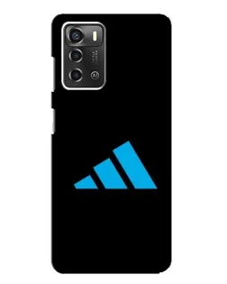 Чехол для ZTE Blade A52 с картинкой «Adidas Cyan Logo»