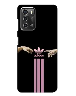 Чехол для ZTE Blade A52 с картинкой «Adidas Hands»