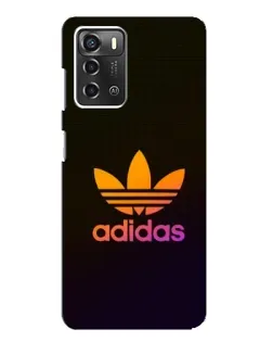 Чехол для ZTE Blade A52 с картинкой «Градиент Adidas»
