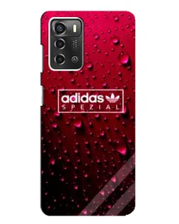Чехол для ZTE Blade A52 с картинкой «Adidas Gold Marble»