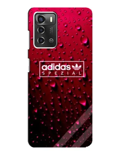 Чехол для ZTE Blade A52 с картинкой «Adidas Gold Marble»