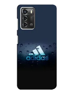 Чехол для ZTE Blade A52 с картинкой «Adidas Water Drops»