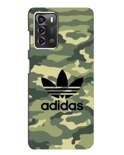 Чехол для ZTE Blade A52 с картинкой «Милитари стиль Adidas»