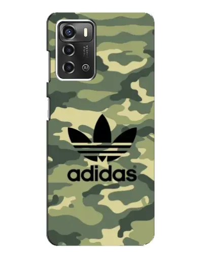 Чехол для ZTE Blade A52 с картинкой «Милитари стиль Adidas»