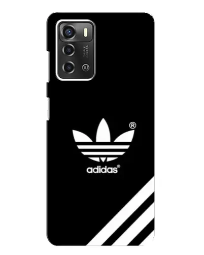 Чехол для ZTE Blade A52 с картинкой «Adidas с диагональными полосами»