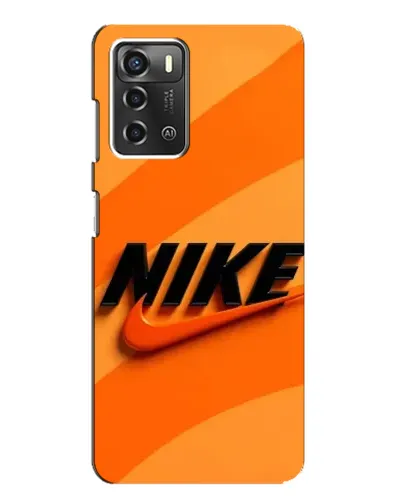 Чохол для ZTE Blade A52 з картинкою «Помаранчевий драйв Nike»