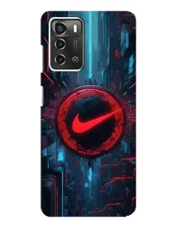 Чохол для ZTE Blade A52 з картинкою «Техногенний стиль Nike»