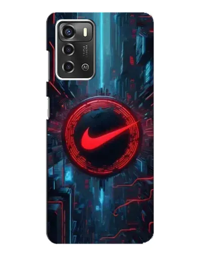 Чохол для ZTE Blade A52 з картинкою «Техногенний стиль Nike»