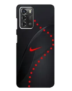 Чохол для ZTE Blade A52 з картинкою «Абстрактний дизайн Nike»