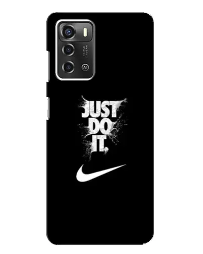 Чохол для ZTE Blade A52 з картинкою «Текстовий принт Nike»