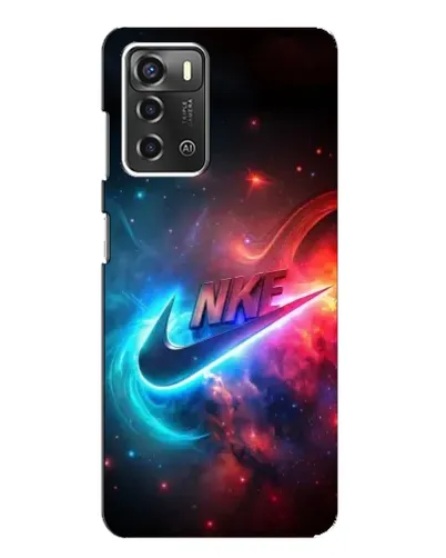 Чохол для ZTE Blade A52 з картинкою «Вогняний логотип Nike»