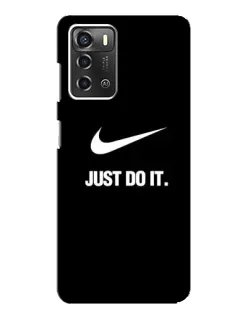 Чохол для ZTE Blade A52 з картинкою «Класичний принт Nike»