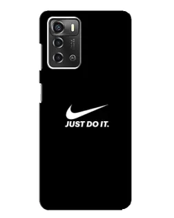 Чохол для ZTE Blade A52 з картинкою «Мінімалізм від Nike»