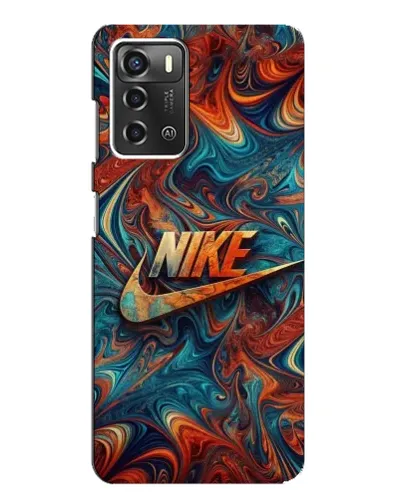 Чохол для ZTE Blade A52 з картинкою «Nike в абстракції»