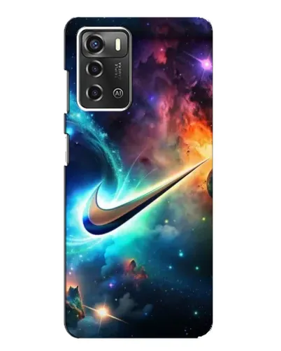 Чохол для ZTE Blade A52 з картинкою «Космічний Nike Swoosh»
