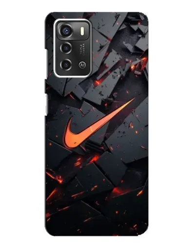 Чохол для ZTE Blade A52 з картинкою «Nike — ефект розломів»