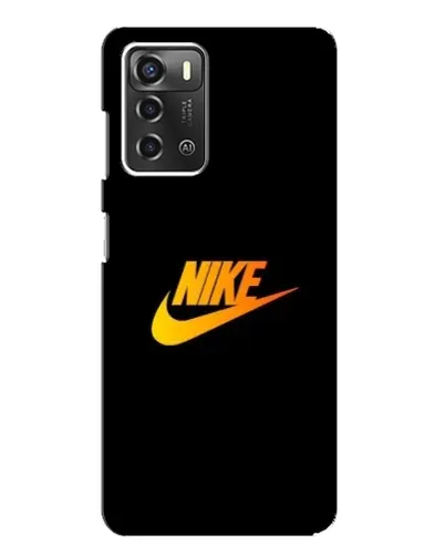 Чохол для ZTE Blade A52 з картинкою «Золотий логотип Nike»