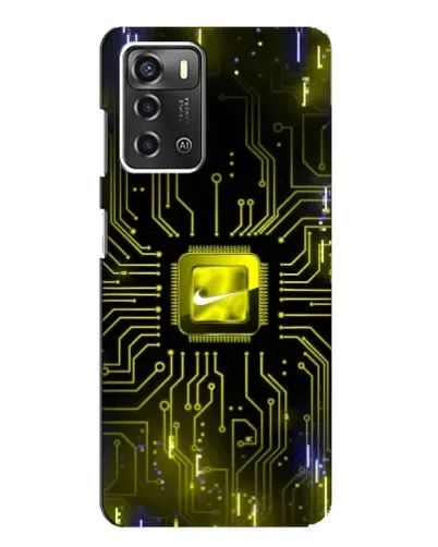 Чохол для ZTE Blade A52 з картинкою «Nike — золота іскра»