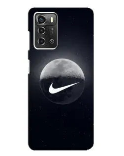 Чехол для ZTE Blade A52 с картинкой «Nike в стиле граффити»