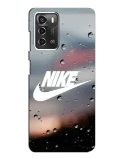 Чехол для ZTE Blade A52 с картинкой «Nike в стиле ретро»
