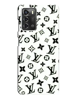 Чохол для ZTE Blade A52 з картинкою «Монохромний хаос LV»