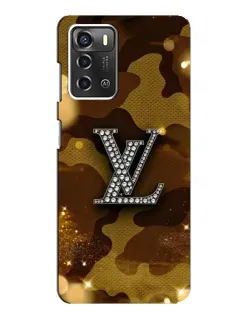 Чохол для ZTE Blade A52 з картинкою «Камуфляжний Louis Vuitton»