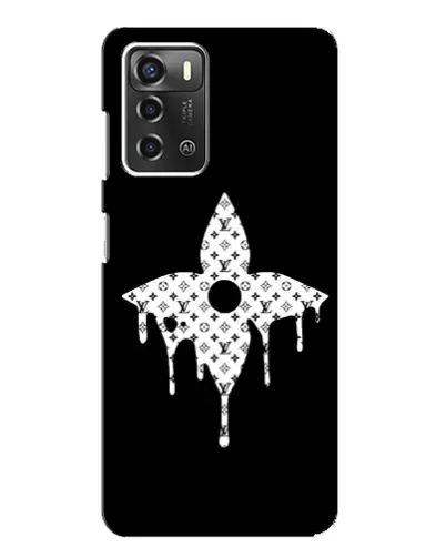 Чохол для ZTE Blade A52 з картинкою «Квіткова монограма» Чохол для ZTE Blade A52 з картинкою «Квіткова монограма»