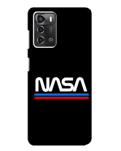 Чохол для ZTE Blade A52 з картинкою «NASA — класика Red Blue»