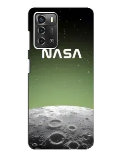 Чохол для ZTE Blade A52 з картинкою «NASA — місячний градієнт»