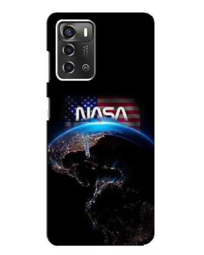 Чохол для ZTE Blade A52 з картинкою «Земля з космосу NASA»