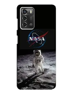 Чохол для ZTE Blade A52 з картинкою «Астронавт на Місяці»