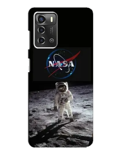 Чохол для ZTE Blade A52 з картинкою «Астронавт на Місяці»