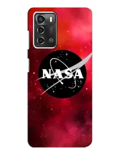Чохол для ZTE Blade A52 з картинкою «NASA — червона туманність»
