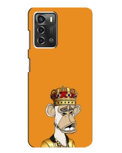 Чохол для ZTE Blade A52 з картинкою «Золота мавпа Bored Ape»