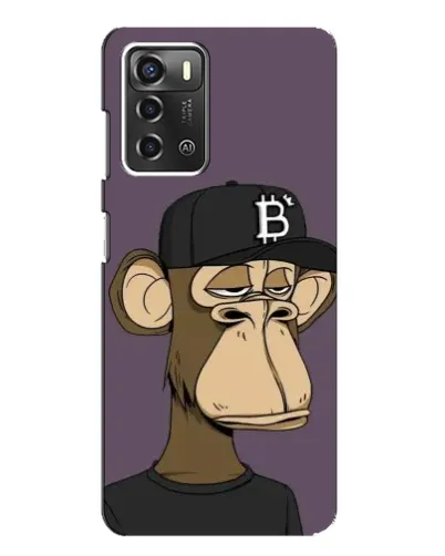Чохол для ZTE Blade A52 з картинкою «Bored Ape в кепці»