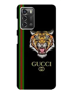 Чохол для ZTE Blade A52 з картинкою «Тигр Gucci»
