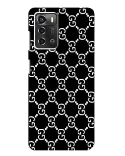 Чохол для ZTE Blade A52 з картинкою «Gucci — сітчастий паттерн»