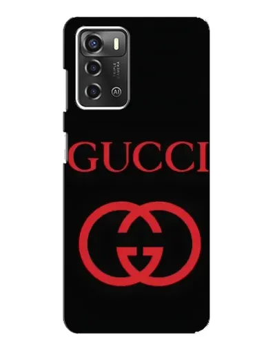Чохол для ZTE Blade A52 з картинкою «Gucci — червоний логотип»