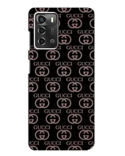 Чохол для ZTE Blade A52 з картинкою «Класична монограма Gucci»