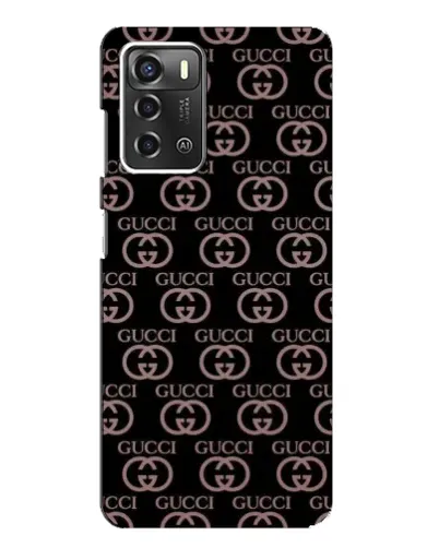 Чохол для ZTE Blade A52 з картинкою «Класична монограма Gucci»