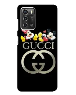 Чохол для ZTE Blade A52 з картинкою «Gucci — герої Disney»