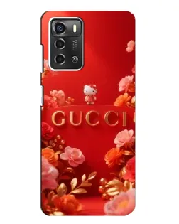 Чохол для ZTE Blade A52 з картинкою «Gucci — золотий сад»