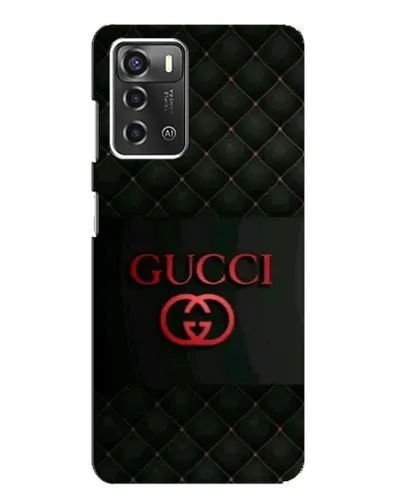 Чохол для ZTE Blade A52 з картинкою «Gucci — стьобаний чорний»