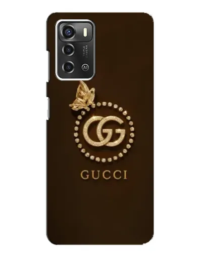 Чохол для ZTE Blade A52 з картинкою «Gucci — золотий метелик»