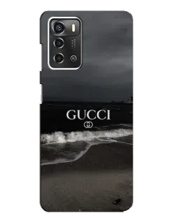 Чохол для ZTE Blade A52 з картинкою «Gucci — морський прибій»