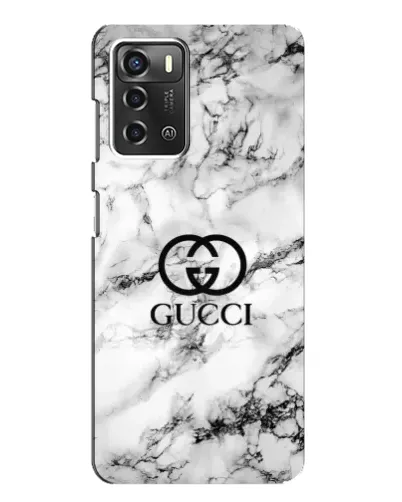 Чохол для ZTE Blade A52 з картинкою «Gucci — мармуровий шик»