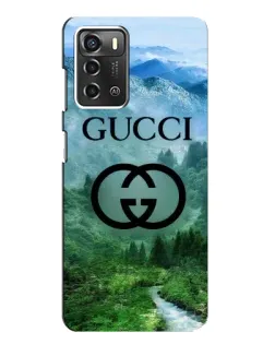 Чохол для ZTE Blade A52 з картинкою «Gucci — гірський пейзаж»