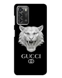 Чехол для ZTE Blade A52 с картинкой «Gucci — серебряный лев» Чехол для ZTE Blade A52 с картинкой «Gucci — серебряный лев»